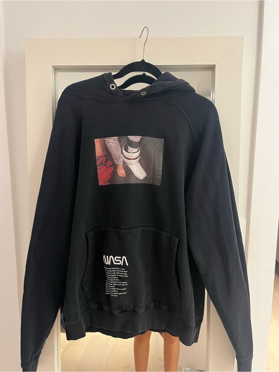 Heron Preston Other - Heron Preston Black Graphic NASA Pullover Hoodie
